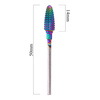 Professioneller Kobalt-Wolfram-Fräser, Regenbogenmodell Flame M 3/32" Nr. 4