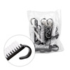 Small Black Manicure and Dust Brush, 10-Pack