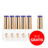 5+1 gratis Esmalte híbrido MollyNails Power Flower Blue Hydrangea sin HEMA/Di-HEMA, 8 g, n.º 727