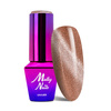 Smalto ibrido MollyNails Cat Eye Womanity Wood 8 g n. 445