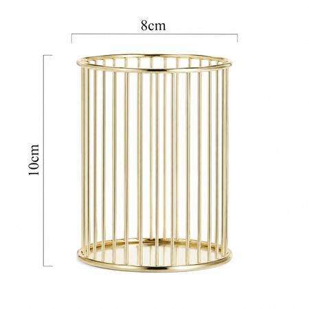 Gold Brush Organizer Stand No. 6