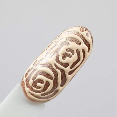 Creative Flow Color Gel – kreatives NailArt-Gel für den Effekt von verlaufenden, weichen Mustern MollyNails Nude HEMA/Di-HEMA-frei 5 g