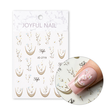 Autocollants pour ongles « Fleurs » JO-2719