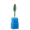 Fraise professionnelle en cobalt-tungstène, modèle arc-en-ciel Flame 1 M 3/32" n° 1