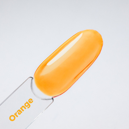 Smalto colorato senza risciacquo Crystal Glass MollyNails Orange HEMA/Di-HEMA Free 10 g