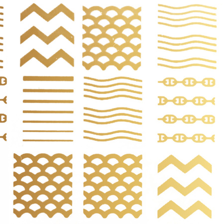 Lámina de transferencia Gold Collection, 100 cm, n.º 7