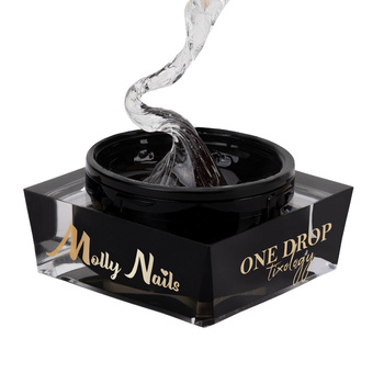 MollyNails One Drop Tixology Ice Glass 15g thixotropic builder gel
