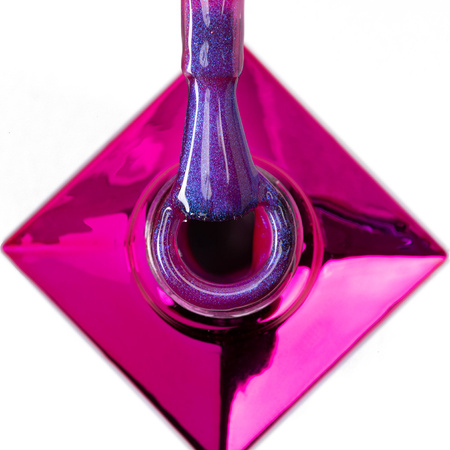 MollyNails "Bling it on!" Purple Chic Hybrid Nail Polish, 8 g, No. 504