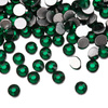 Glas-Strasssteine für Nägel SS10 Emerald, ca. 50 Stück