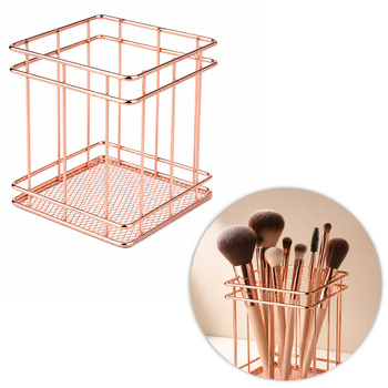 Porte-pinceaux organiseur rose doré n° 3