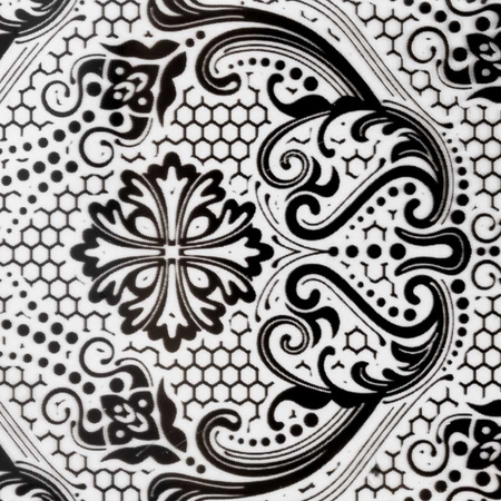 Lámina de transferencia para uñas, 80 cm, negra, n.º 14