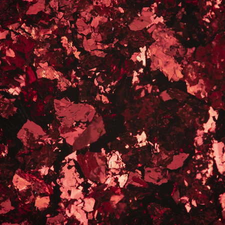 Polvere per unghie metallizzata MollyLac, fiocchi di alluminio, rosso intenso, 0,2 g, n. 5
