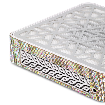 Aspirador de polvo profesional inalámbrico con función TURBO y PAUSA X15 32,6 W MollyNails X15 con circonitas