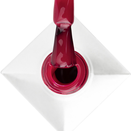 MollyNails Hearts &amp; Kisses Rowanberry Coral Hybrid Nail Polish HEMA/Di-HEMA Free 8g No. 194
