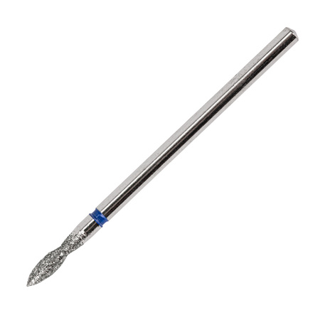Jeu de fraises diamantées en forme de larme GD0204D M, bleu, taille moyenne, 10 pièces