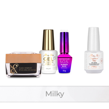 PRO MATCH SYSTEM 3+1 Milky: 2 x gels: SelfLeveling® in a bottle + Base + Doctor Top 15 g FREE