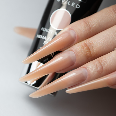 Acrylogel Polygel builder gel for extension AcrylGel MollyNails HEMA/Di-HEMA Free Light Brown 30 ml