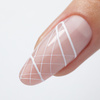 Gel décoratif Spider Gel MollyNails blanc, sans HEMA/Di-HEMA, 5 g