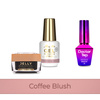 MollyNails PRO MATCH SYSTEM 2+1 Coffee Blush 2 builder gels + Doctor Top 10g