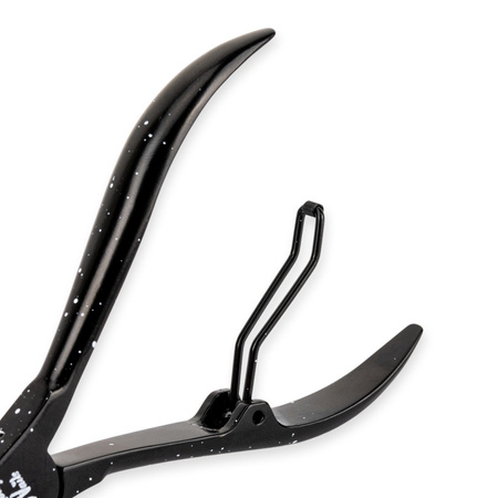 MollyNails professional pedicure nippers, black blade, 15 mm