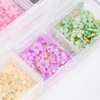 Schatulle mit Acrylblumen-Dekorationen von MollyNails, Farbmix Nr. 1, ca. 300 Stück