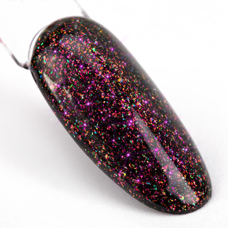 Top coat LED/UV senza risciacquo con glitter MollyNails Sparkle Top Picante 10 g