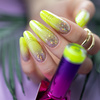 Selbstklebende Nagelsticker / French / Französische Smile-Linie, 39 Stück, gold, DH-808