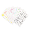 Wassertransfer-Aufkleber für die Nägel mit Farbverlauf / French / Ombre / Französische Smile-Linie – 8er-Set STZ48-STZ55
