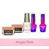 PRO MATCH SYSTEM 4+1 Angel Pink: 3 x 15g gels: Jelly & Self-Leveling & Gel in a bottle + Base + Doctor Top 10g FREE