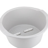 Vaschetta per pedicure con massaggiatore, beige chiaro
