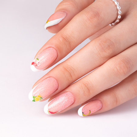 Lakier hybrydowy MollyNails Madame French L'Amour 8g Nr 427