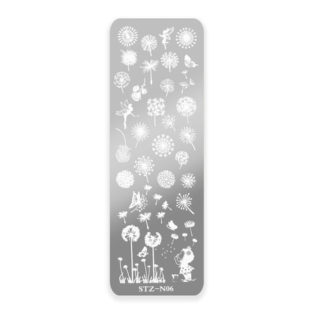 Plaque pour tampons à motifs Wonderland STZ-N06