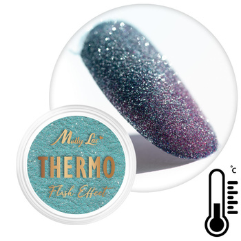 Polvo para uñas Thermo Flash Effect MollyLac 0,5 g N.º 3