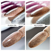 Vernis hybride MollyNails Flashing Lights Bitter Brown sans HEMA/Di-HEMA, 8 g, n° 564