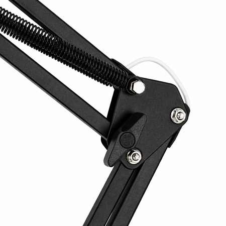 Lámpara de escritorio para manicura de 12 W, color negro, modelo MT-328