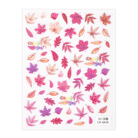Autocollants pour ongles : feuilles fines autocollantes CA-6436