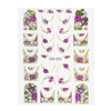 Selbstklebende Nagelsticker mit Blumenmotiv CM-052