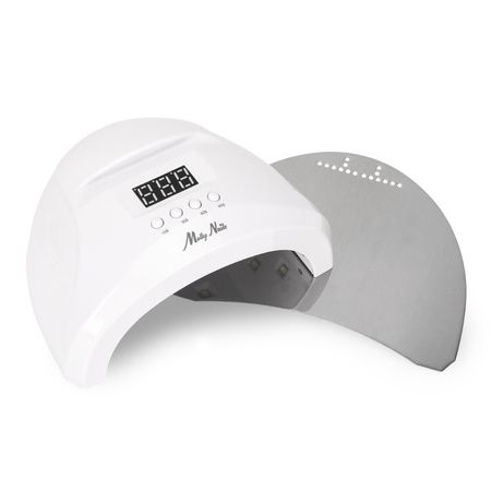 Lampada UV/LED per unghie da 48 W Molly Nails per smalti ibridi, gel e acrilogel, bianca, SUN 1S PRO, cavo lungo 3 m