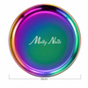 MollyNails Metall-Werkzeugablage, rund, Regenbogenfarben