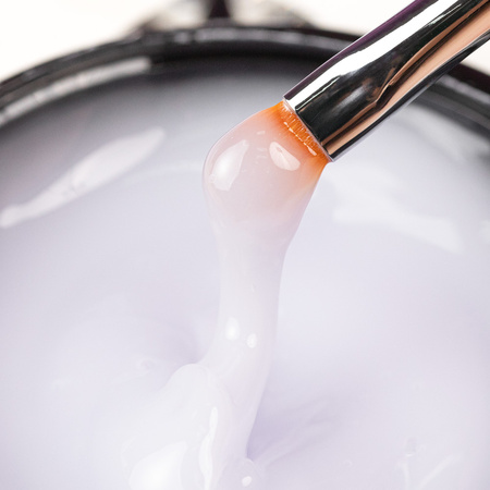 Gel de construcción denso y duro para gelatina Jelly Builder Gel de MollyNails, sin HEMA ni Di-HEMA, 15 g