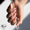 Gel de renforcement pour ongles sans HEMA/Di-HEMA, à l'huile d'arbre à thé MollyLac HerbaLine Nude Love by Gosia Kruś 50 g