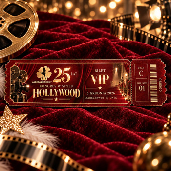 ONLINE VIP TICKET – 25TH ANNIVERSARY OF ALLEPAZNOKCIE CONGRESS IN ŁÓDŹ