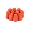 Pedicure caps 7 mm, 180 grit, 10 pcs Fabric Podo AlleMed Orange