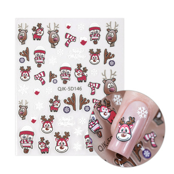 Adhesivos navideños para uñas MollyNails QJK- 5D146