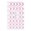 Wassertransfer-Aufkleber für die Nägel mit Farbverlauf / French / Ombre / Französische Smile-Linie, 33 Stück, rosa, STZ41