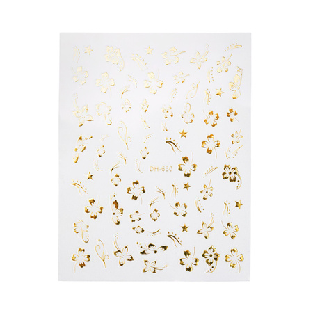 DH-650 Self-Adhesive Flower Nail Stickers MollyNails