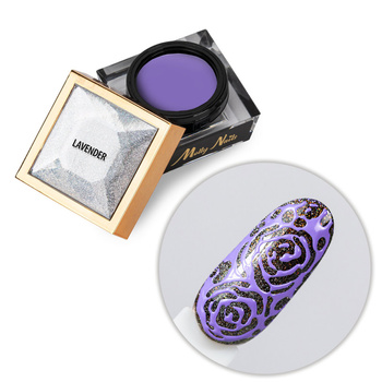 Creative Flow Color Gel - Gel créatif pour NailArt permettant de réaliser des motifs fondants et fluides MollyNails Lavender Sans HEMA/Di-HEMA 5 g