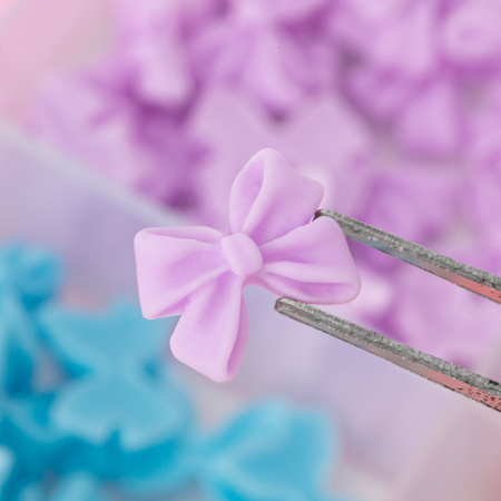 Schmuckkästchen mit Schleifen, Blumen und Perlen BKHZ-003