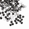 Strass en verre pour ongles SS10 Jet Hematite, environ 50 pièces.