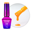 Farbenfrohes Topcoat ohne Abwischen – „Crystal Glass“ von MollyNails, Orange, HEMA/Di-HEMA-frei, 10 g
